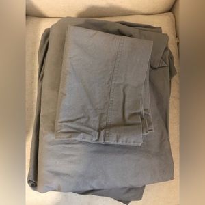 Red Land Cotton Queen Size Sheet Set